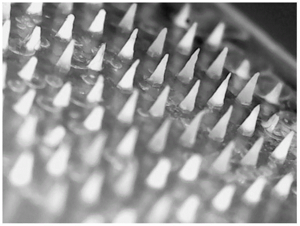 Temperature-sensitive soluble microneedle and preparation method thereof