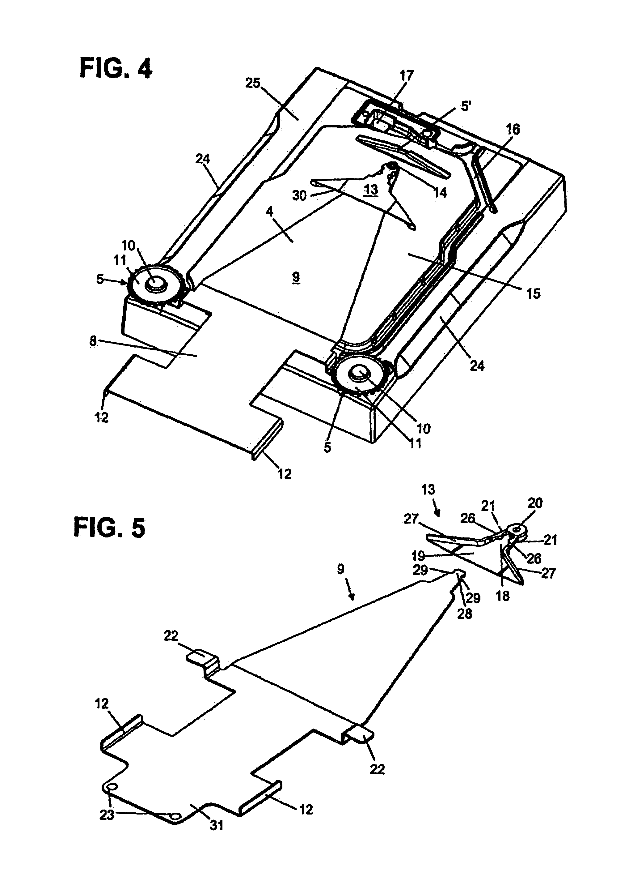 Scale having a display and operating unit