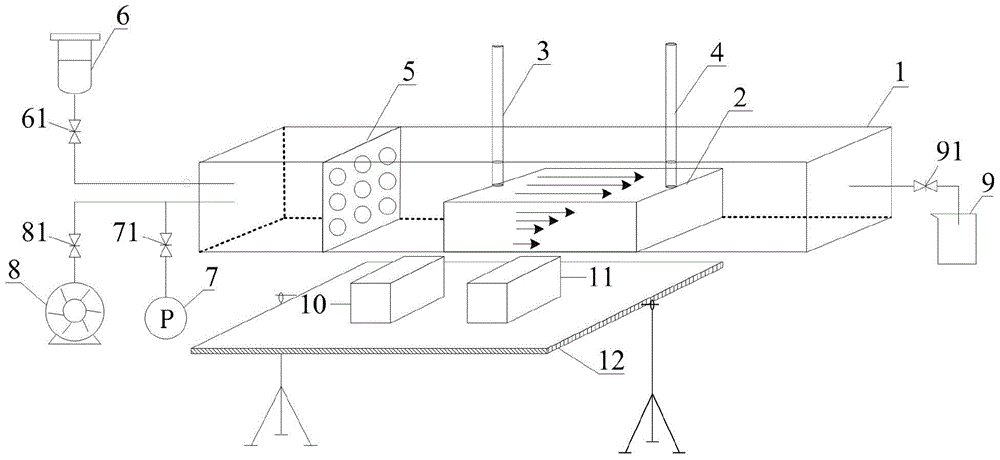 Device and method for measuring fluid velocity slippage coefficient of seepage-free flow interface