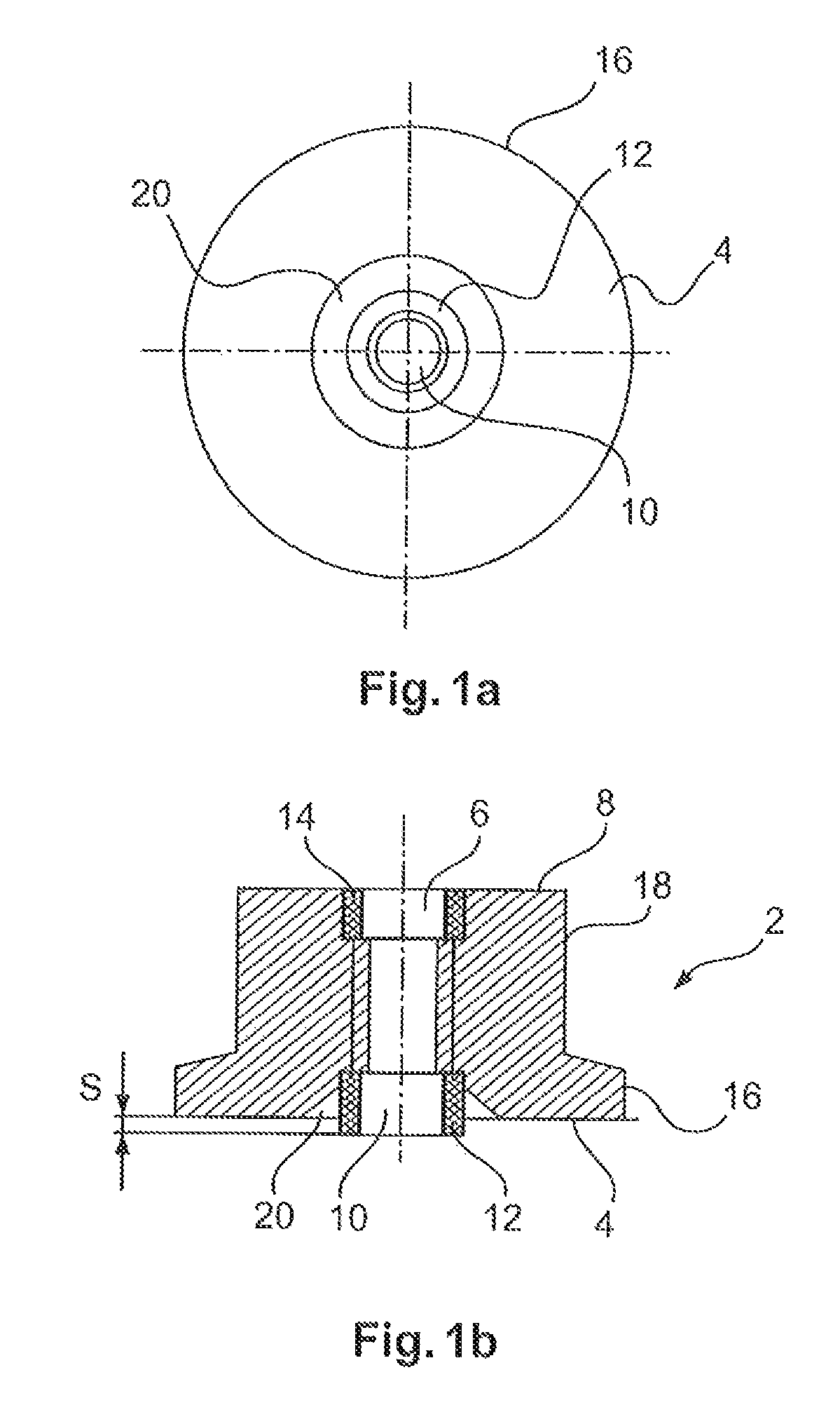 Screwing device having sealing elements