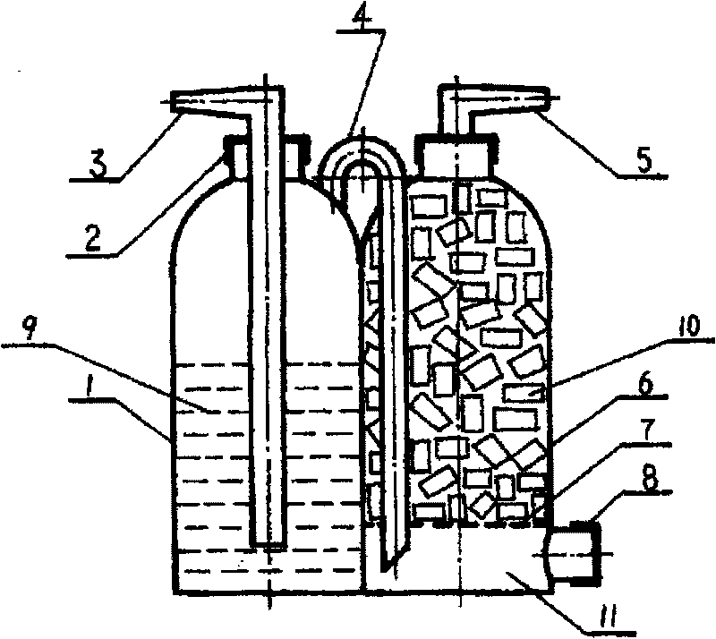 Multi-layer methane desulfurizer