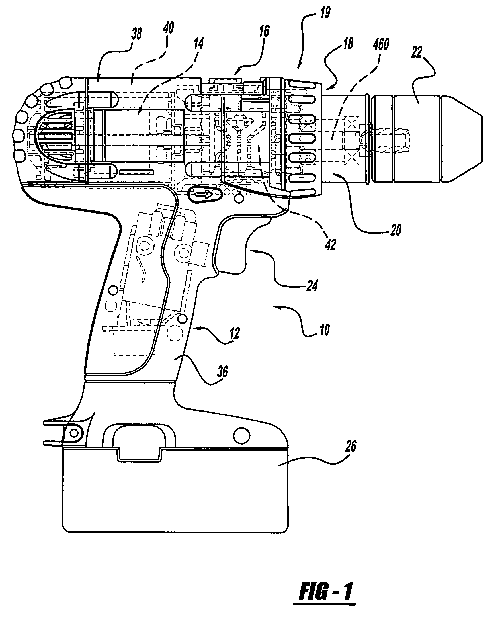 Hammer drill with a mode changeover mechanism