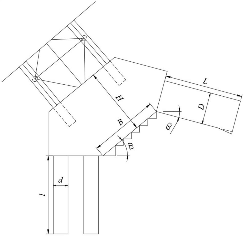 Optimization design method for large-span skewback composite foundation