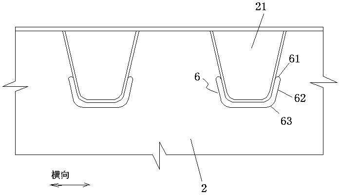 Steel box girder reinforcing structure and method