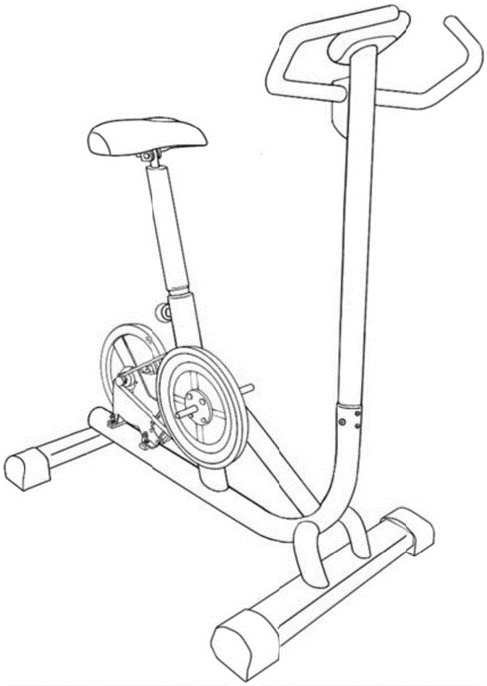 Riding data processing method for virtual riding exercise bicycles