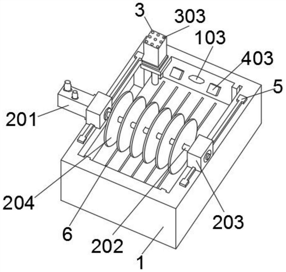 Disc cutting device