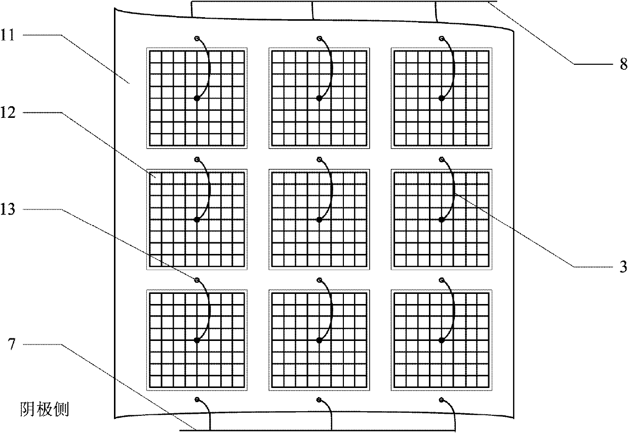 Solid oxide direct carbon fuel cell stack of tablet bubbling bed