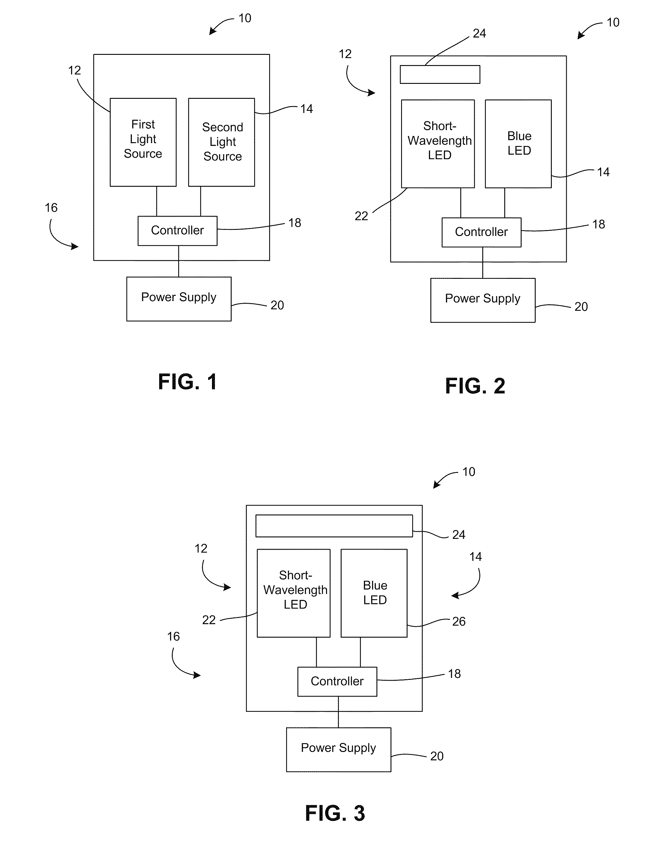 Multi-chip light emitting diode light device