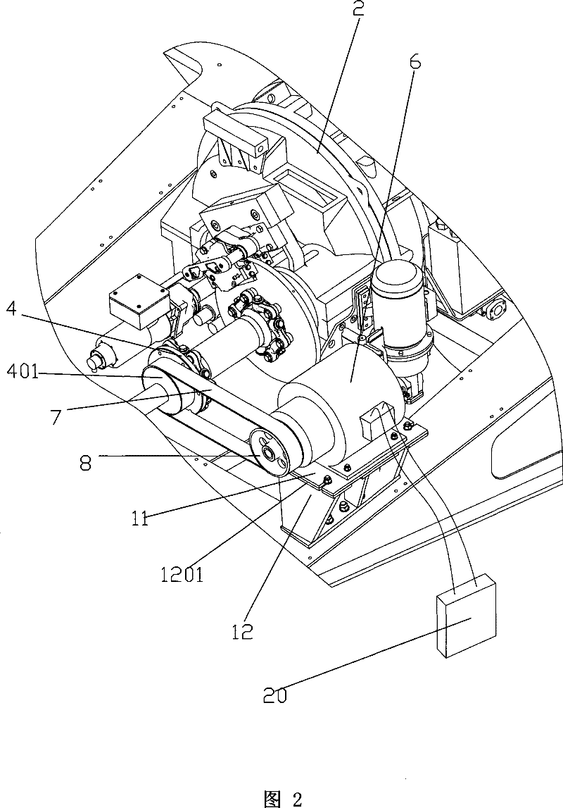 Integral united test apparatus of wind power generator