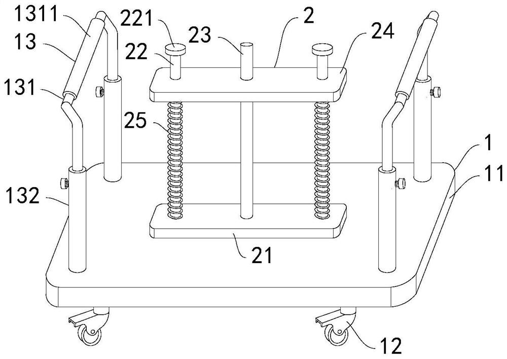 Carrying device for belleville spring production