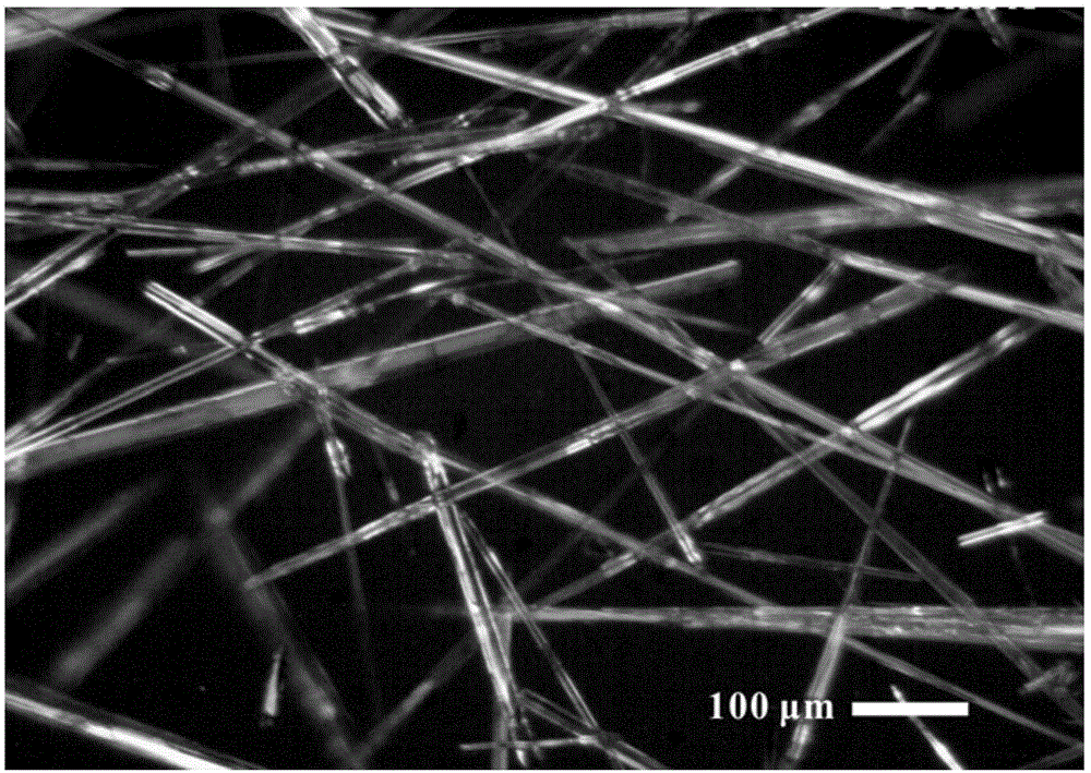 Method for preparing calcium sulfate whisker through recrystallization