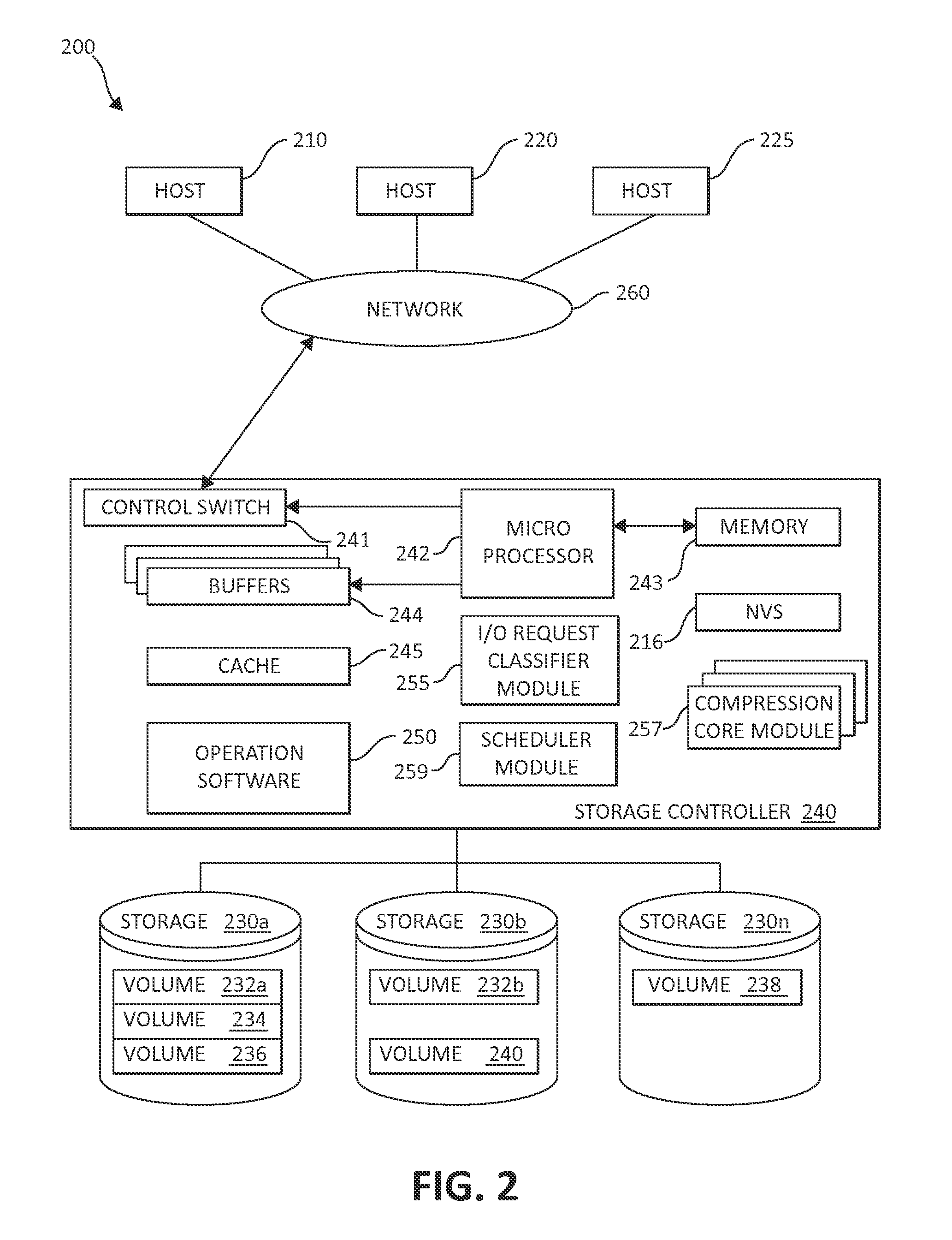 Reducing decompression latency in a compression storage system