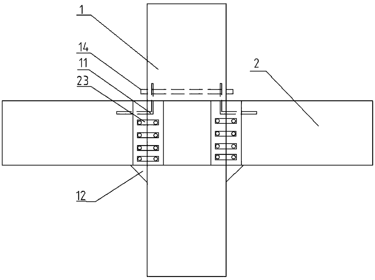 Novel prefabricated concrete frame beam-column connection joint