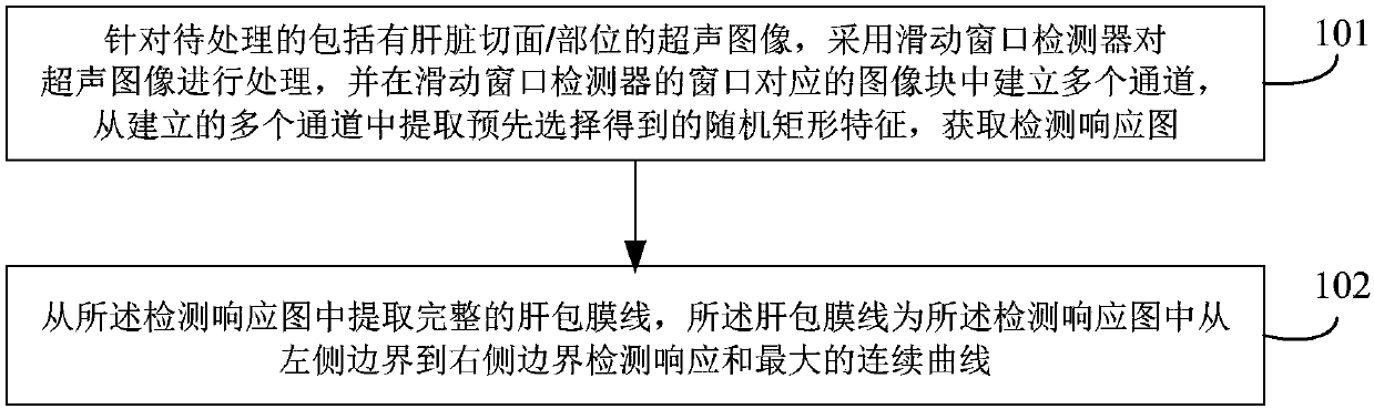 Liver capsule wire automatic extracting method based on liver ultrasonic image