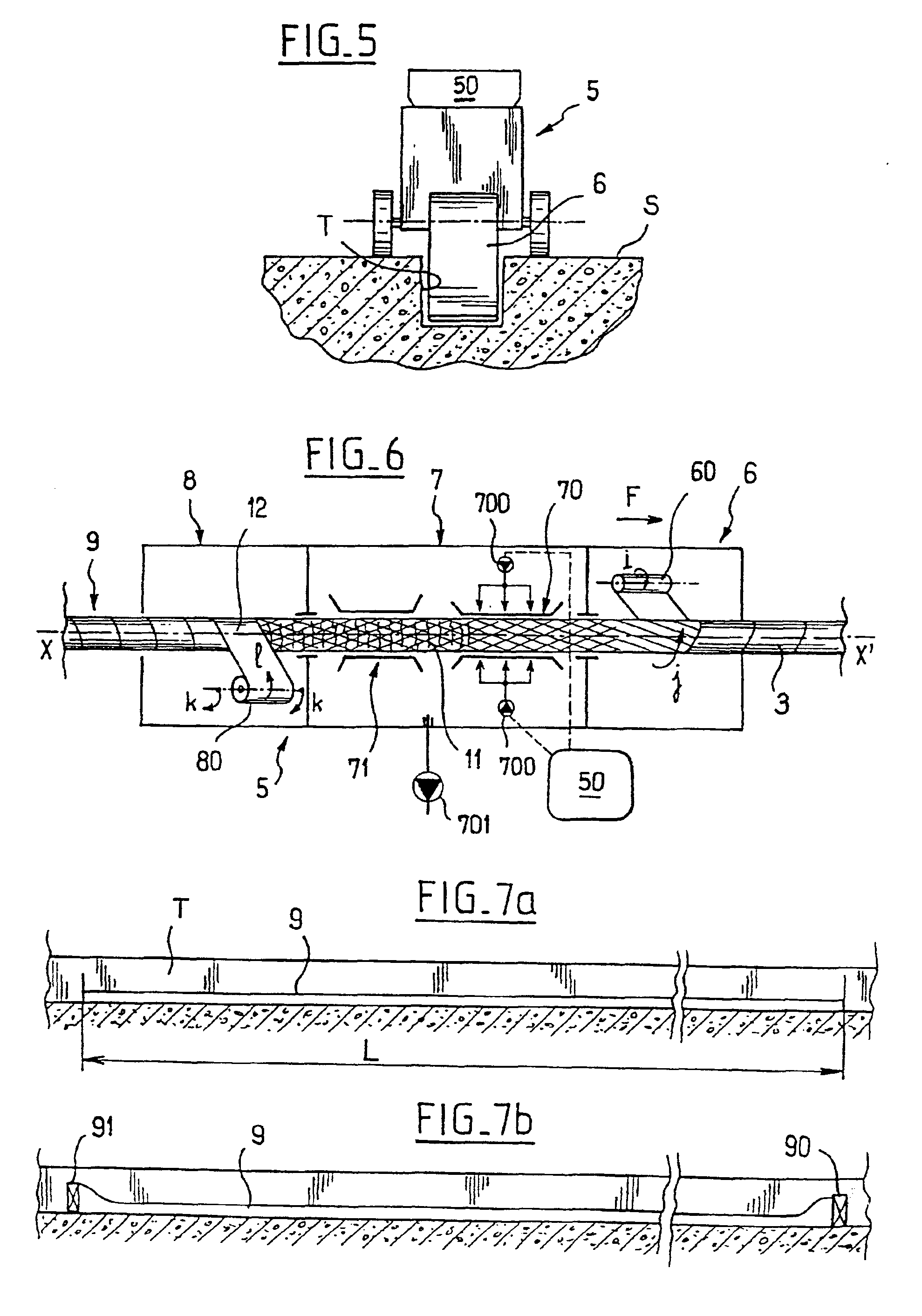 Method and installation for laying a cylindrical pipe on a support