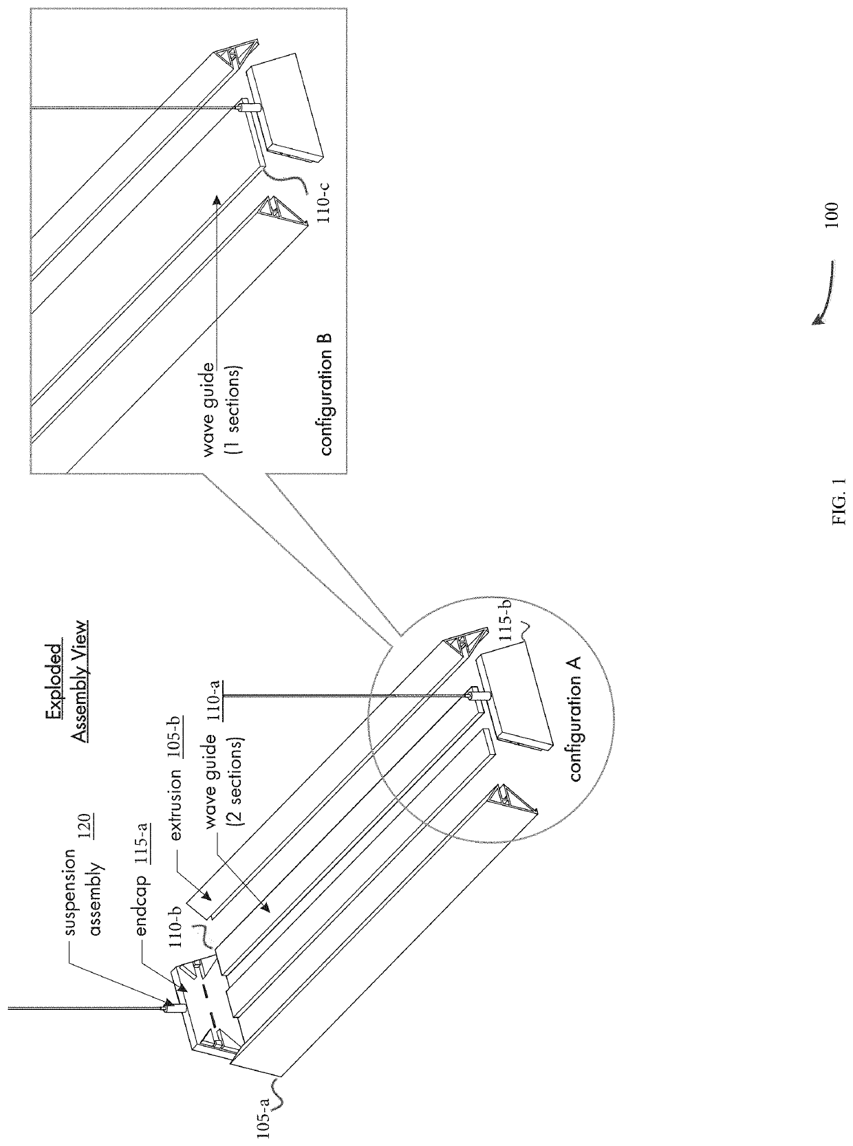 Waveguide lighting fixture providing ambient light