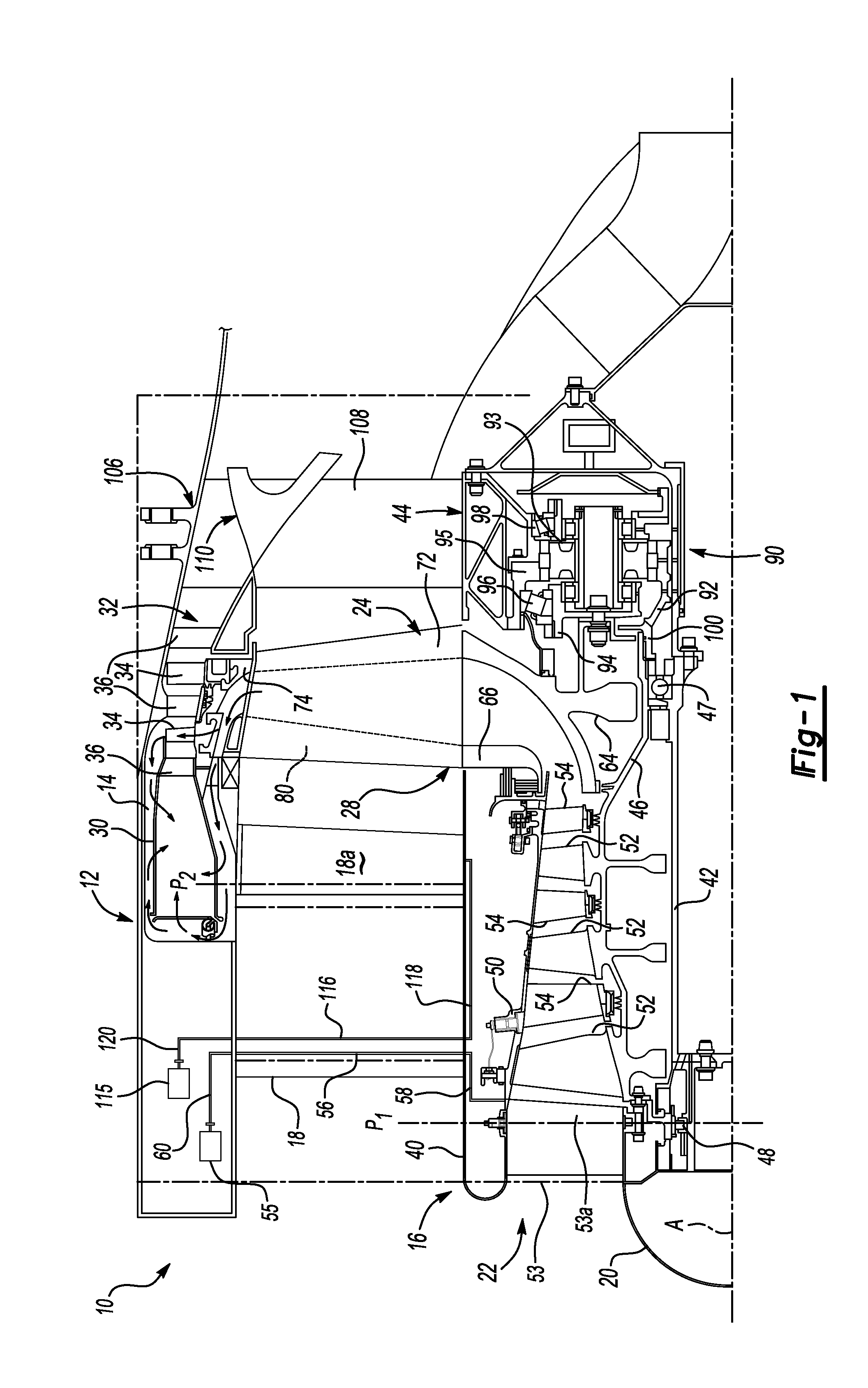 Individual inlet guide vane control for tip turbine engine