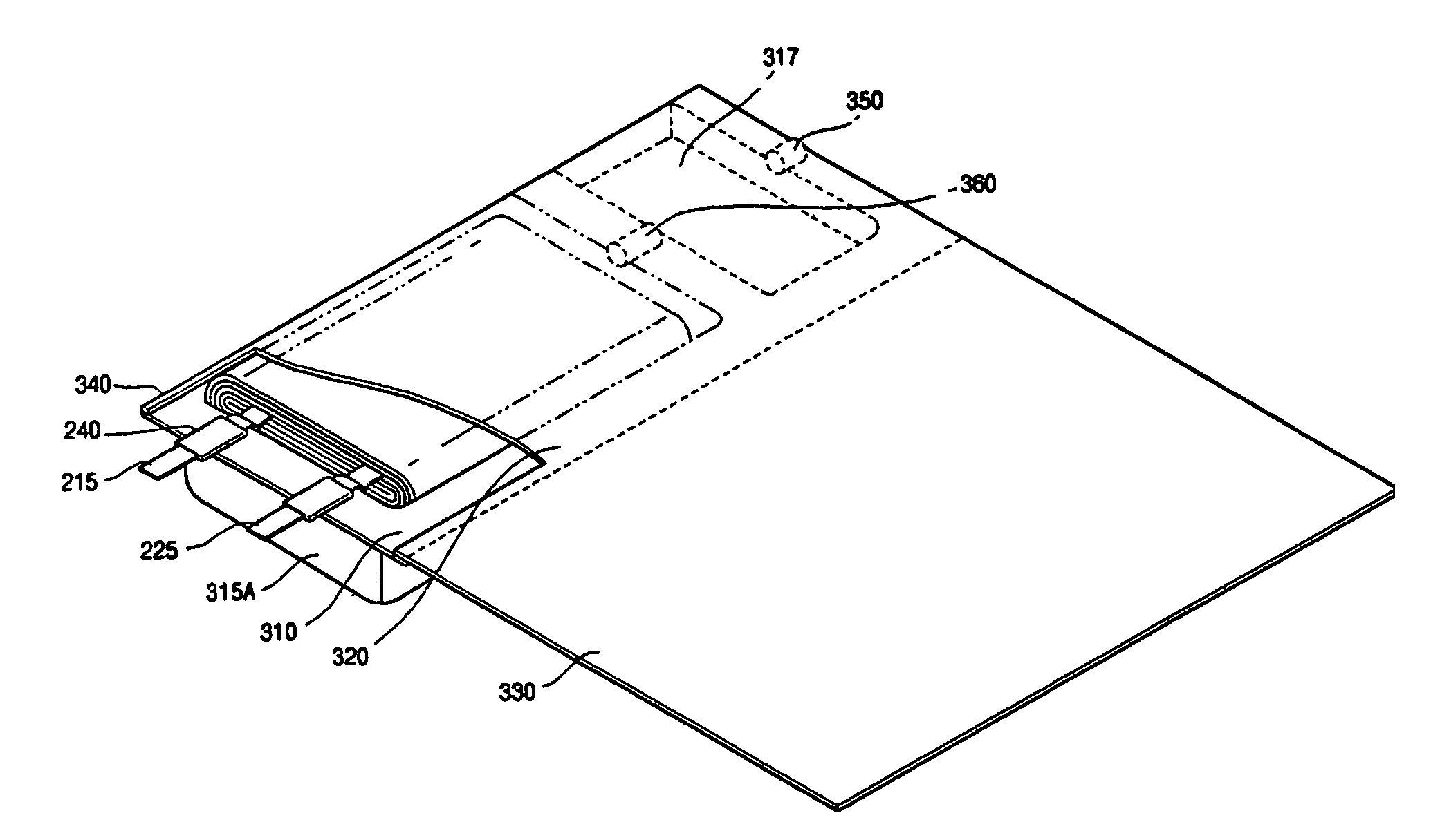 Pouch-type lithium secondary battery and fabricating method thereof