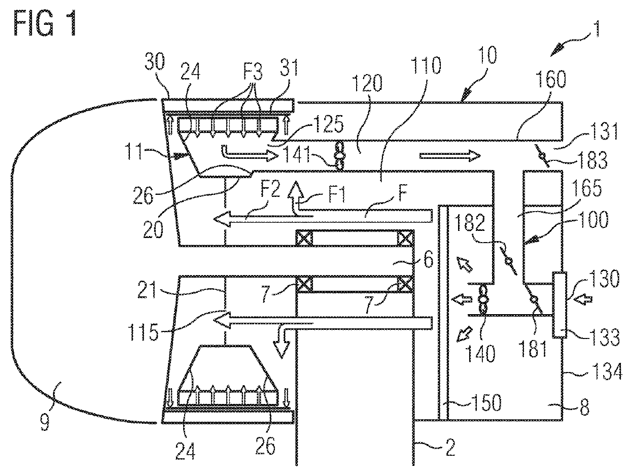 Nacelle for a wind turbine including a cooling circuit