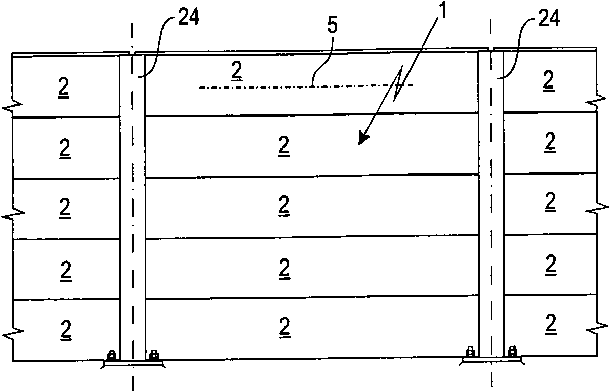 Noise barrier especially for a high-speed railway line