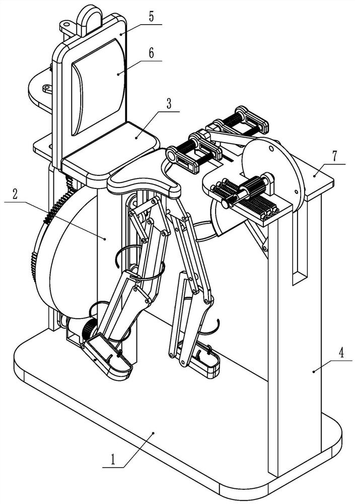 Multifunctional rehabilitation training equipment for cerebrovascular patient