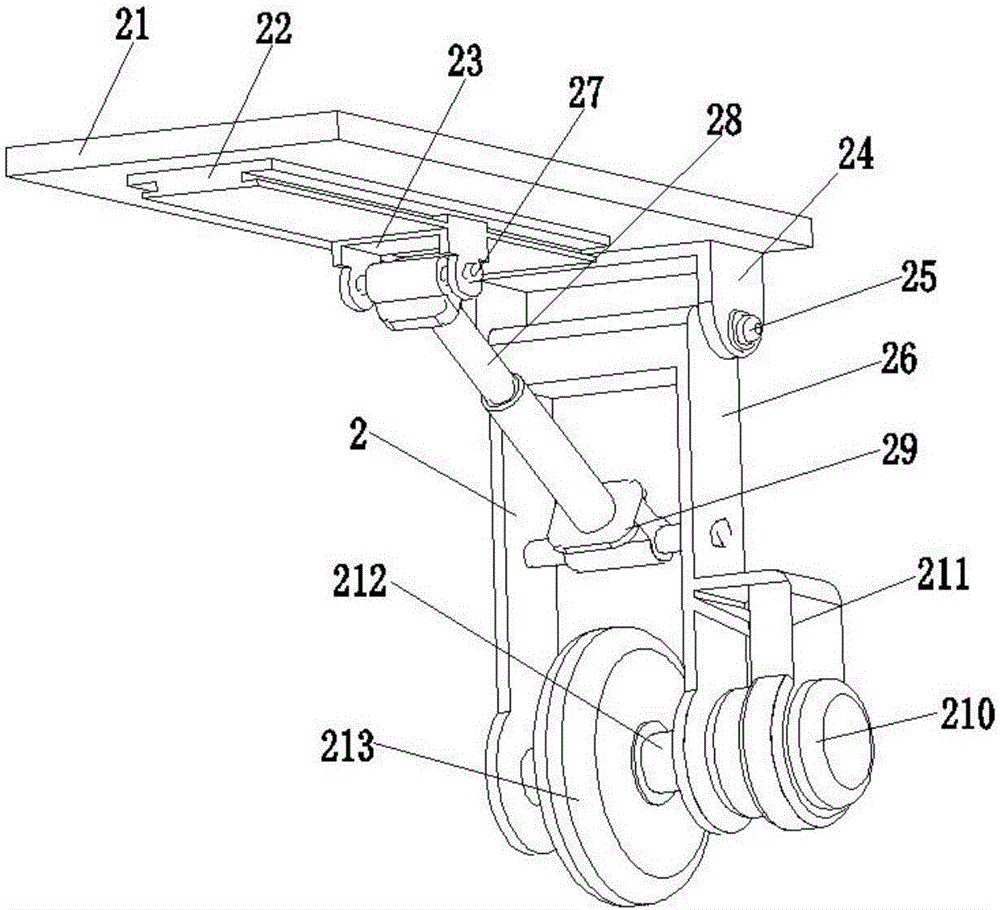 Full-automatic building indoor floor tile laying machine