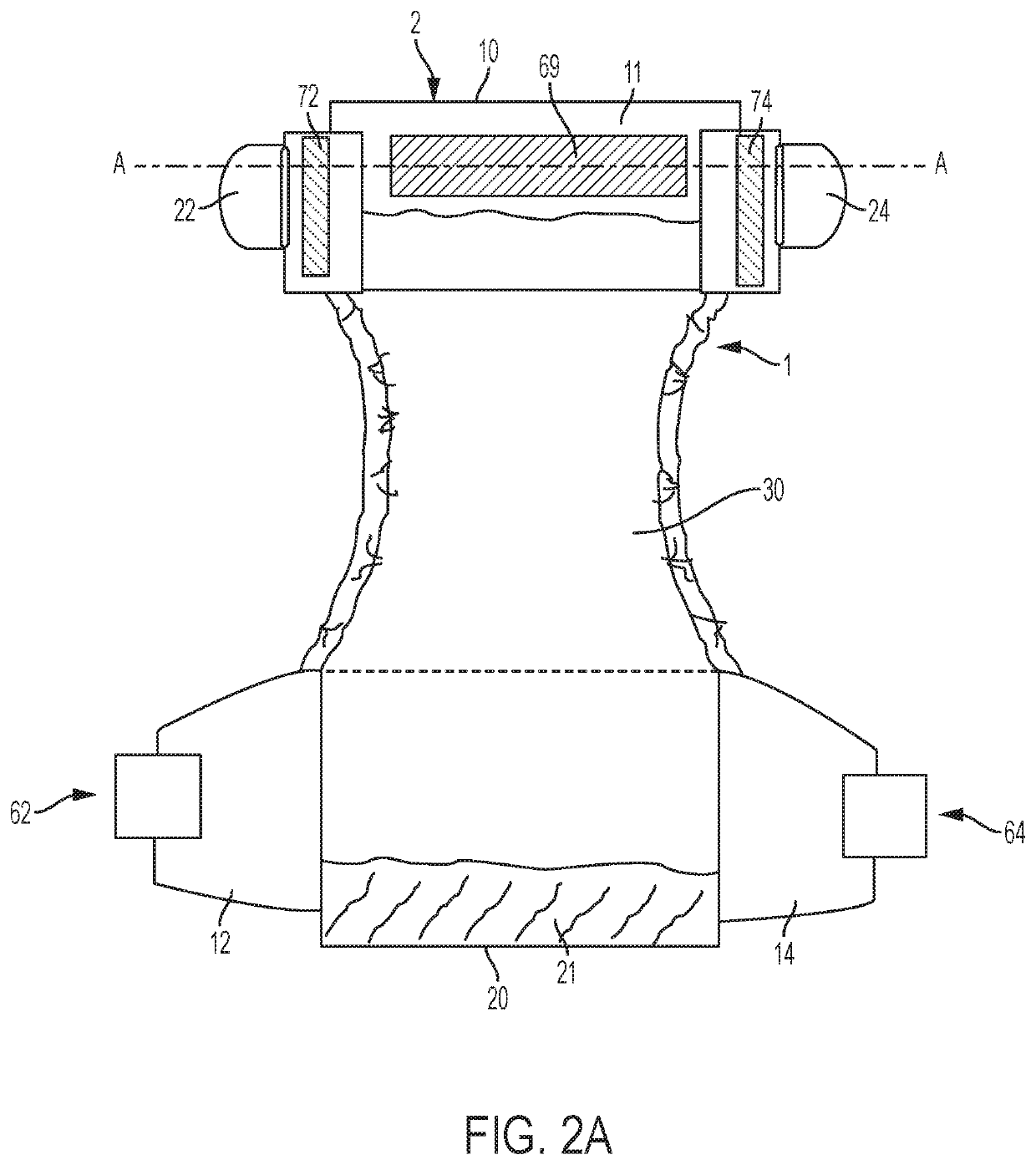 Anti-skid material for ears or fastening tabs of absorbent article