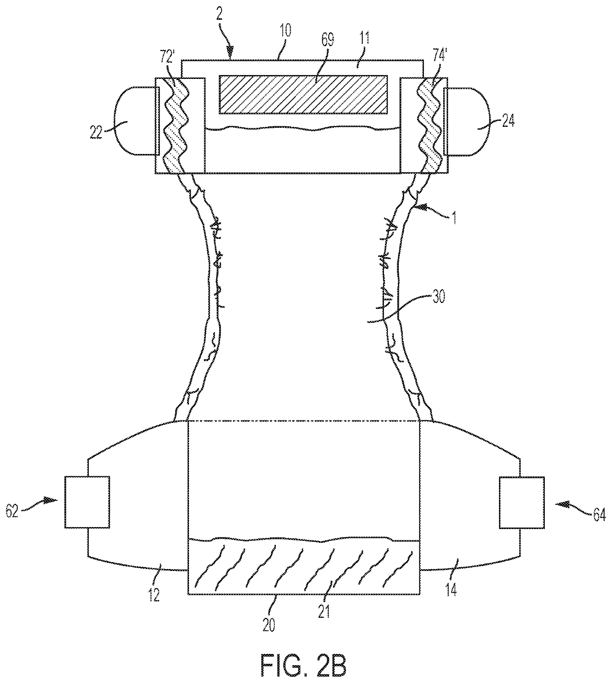 Anti-skid material for ears or fastening tabs of absorbent article