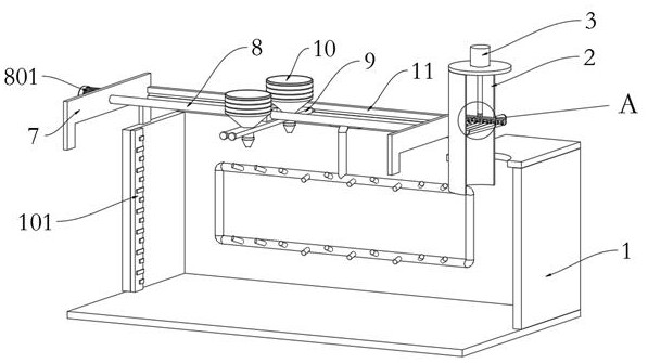 Neutralizing treatment device for pickling wastewater of hot-rolled nickel-based alloy stainless steel medium plate