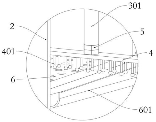 Neutralizing treatment device for pickling wastewater of hot-rolled nickel-based alloy stainless steel medium plate