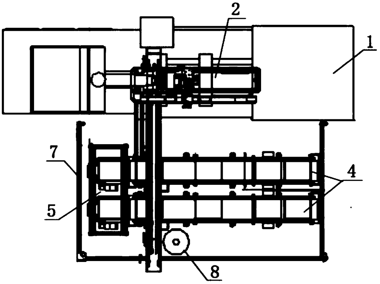 Robot pick-up and packing automation system