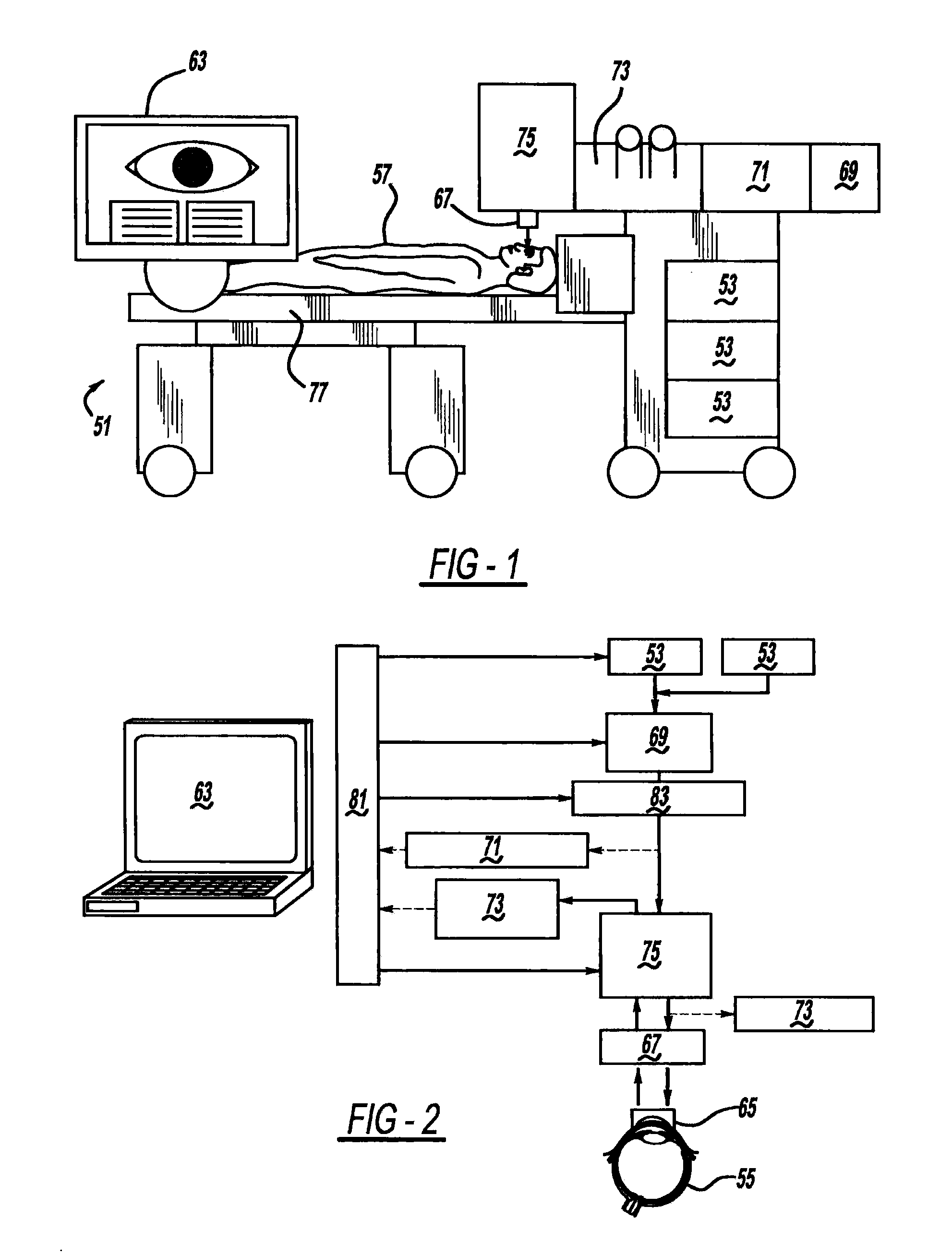 Adaptive laser system for ophthalmic use