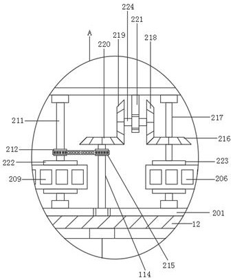 Double-chain type electric window opening device for super high-rise building