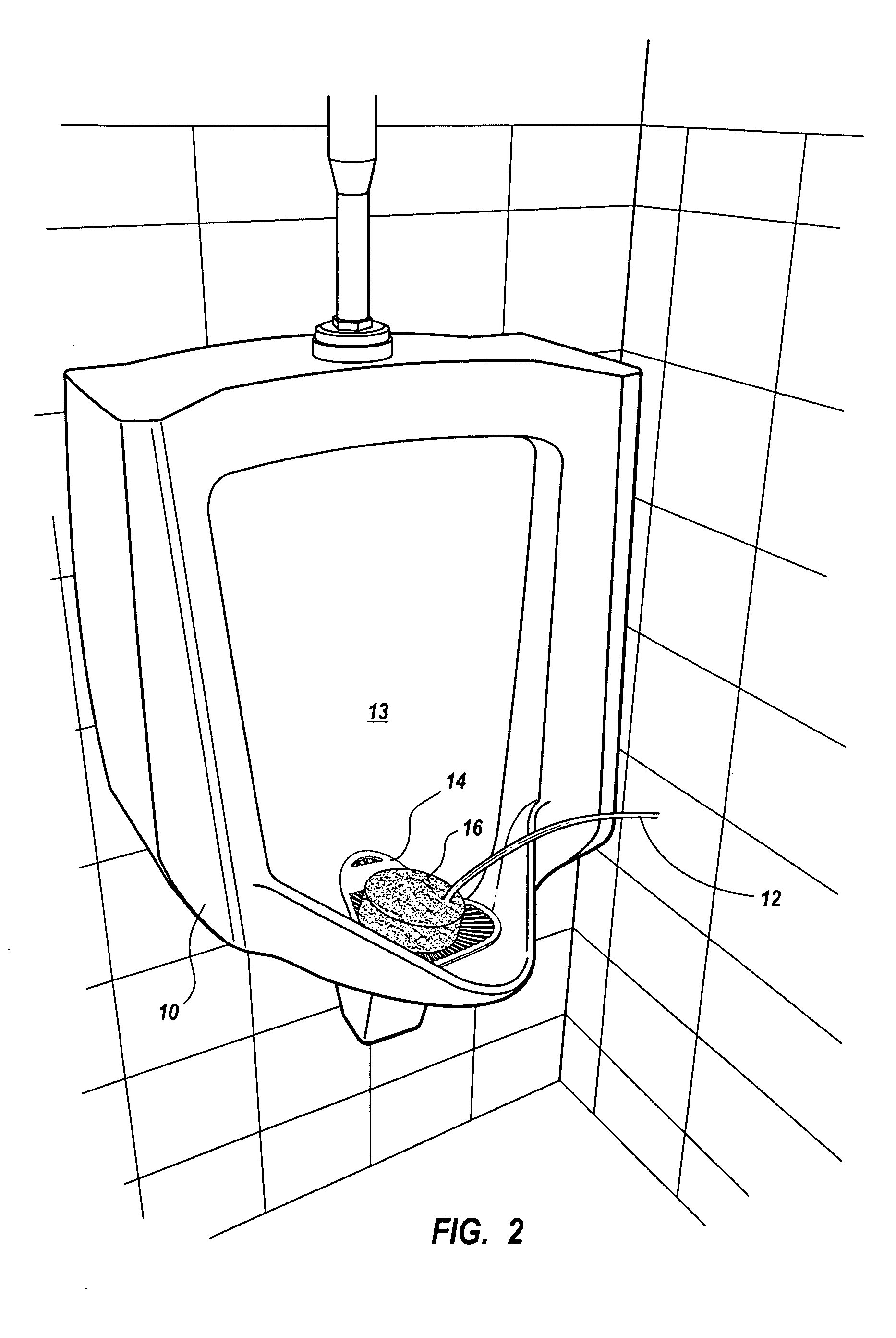 Fibrous Urinal Splash Prevention