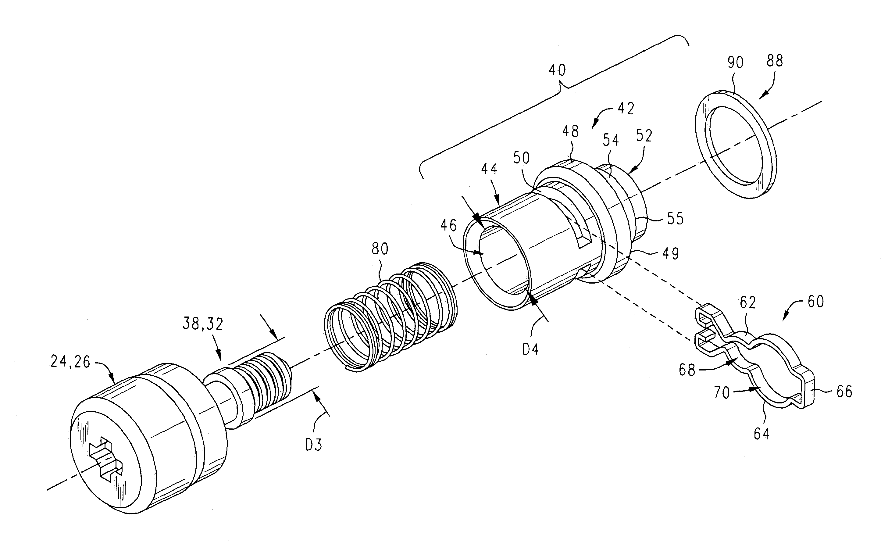 Mounting device for securing an electronic device to an equipment rack