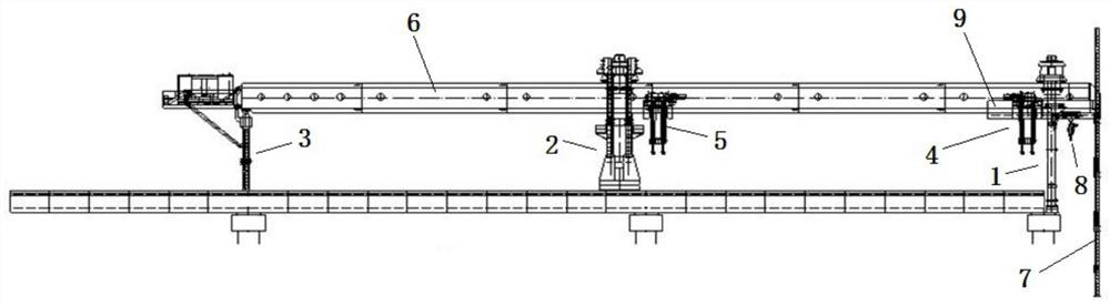 The construction method of bridge construction by fishing method of bridge machine