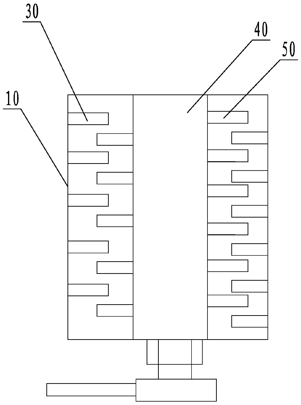 Mechanical equipment for removing shrimp heads