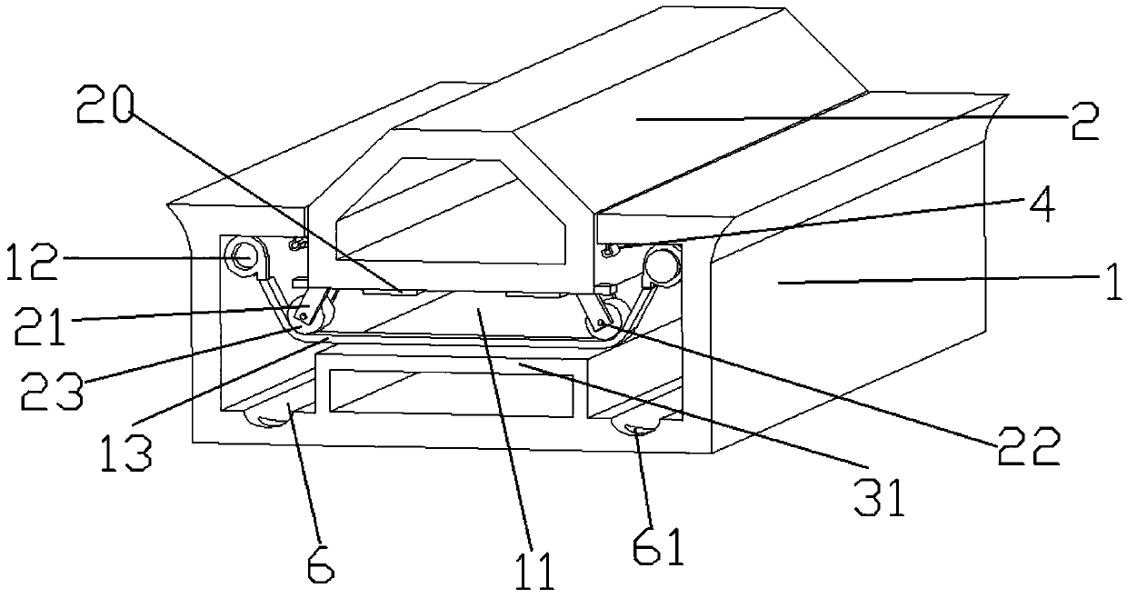 Suspension type automobile speed reducing device