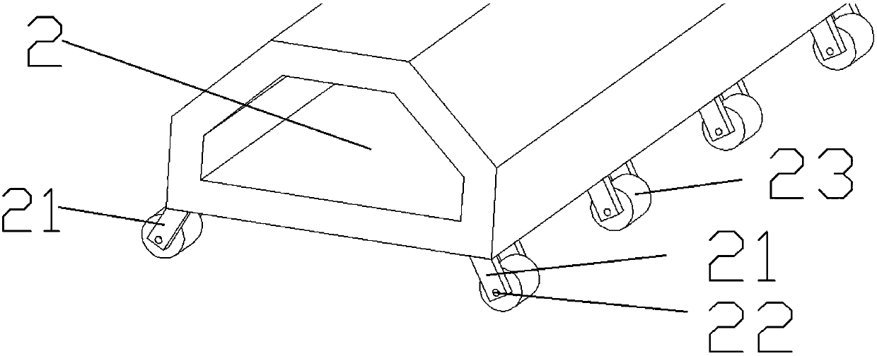 Suspension type automobile speed reducing device