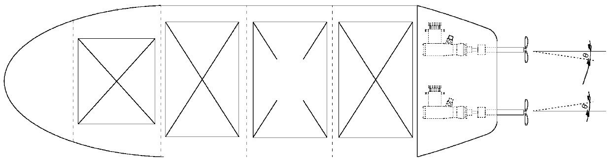 Efficient sailing propeller and force application pushing method