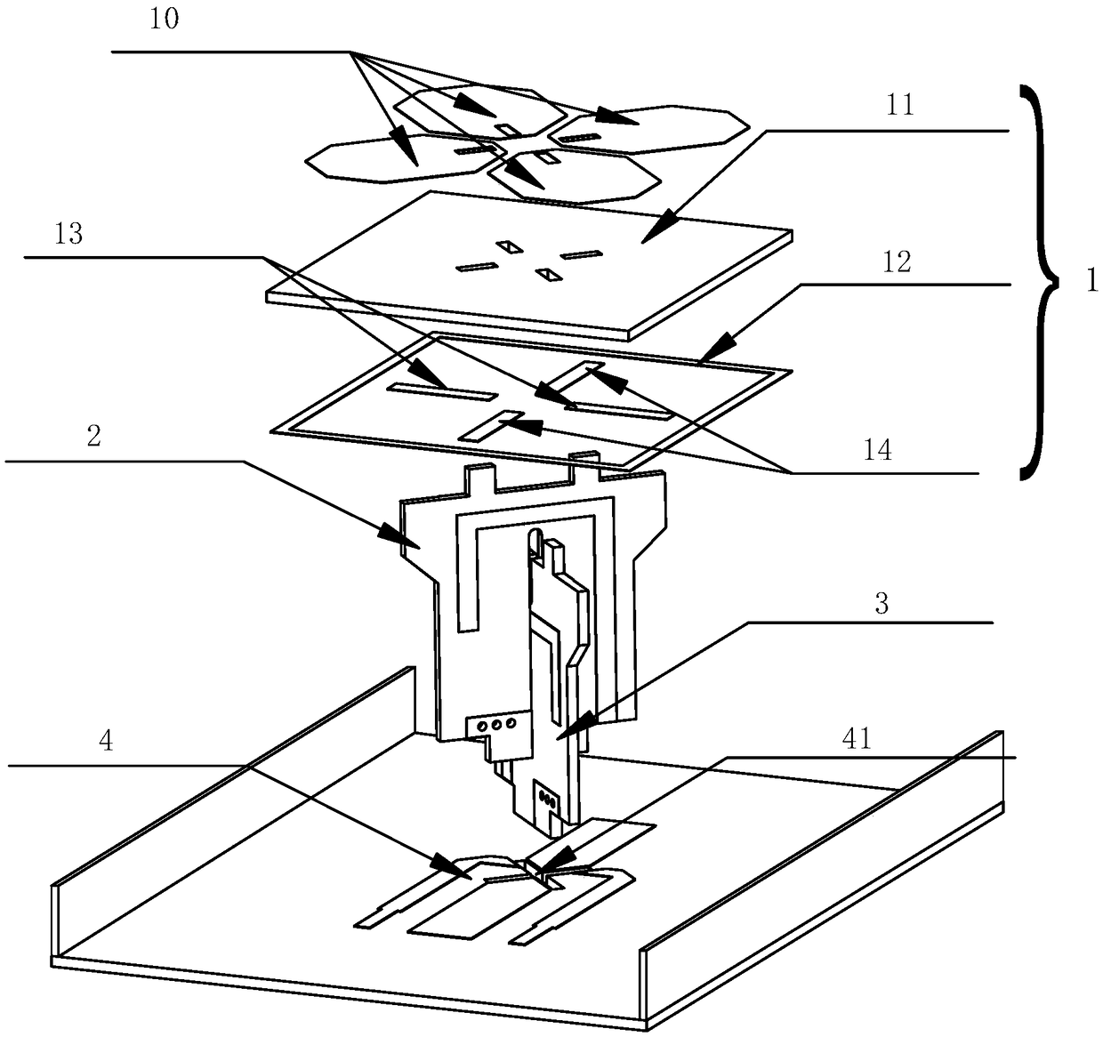 High-performance dual-polarized radiating element and isolation adjustment method