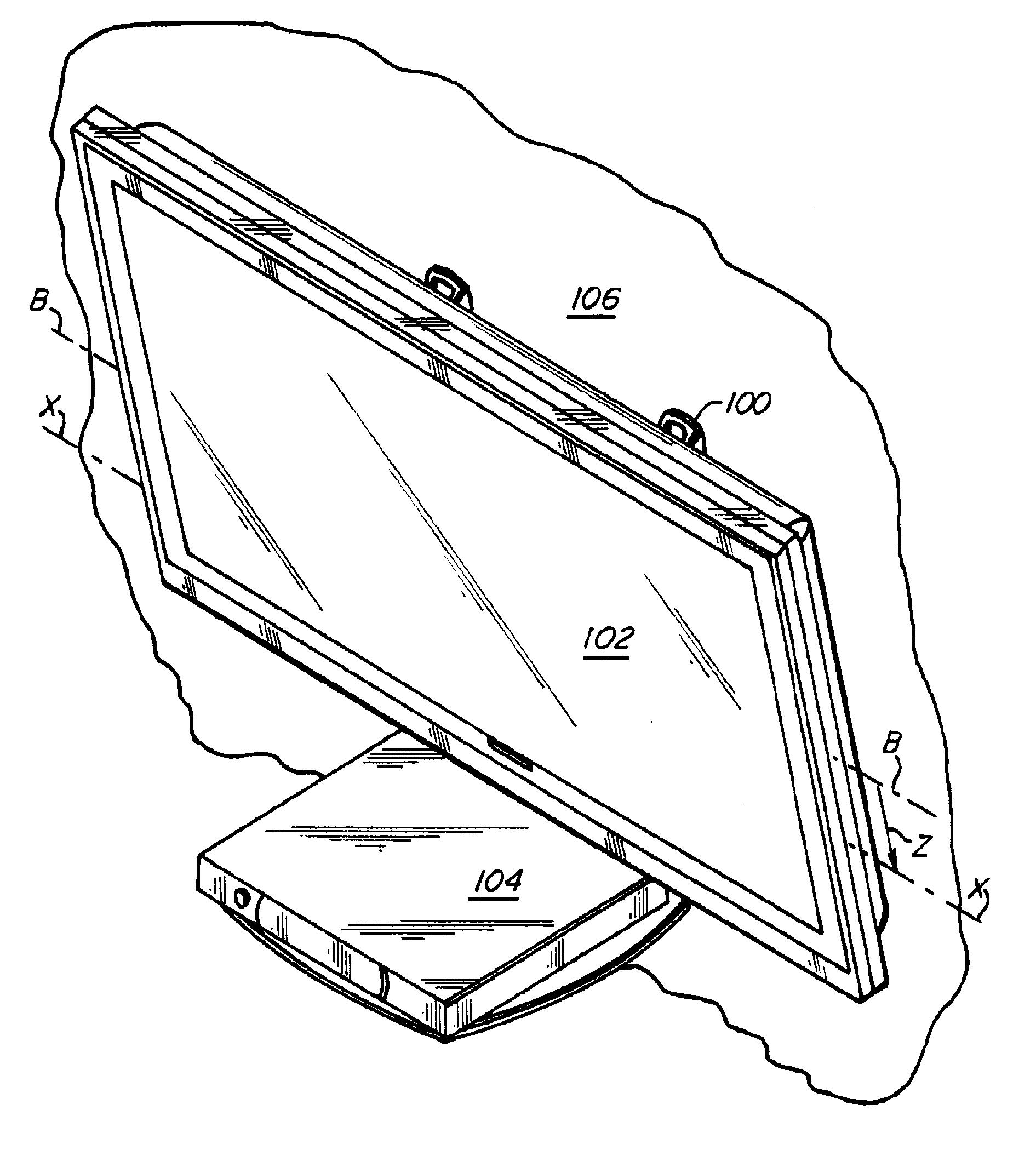 Display mount with post-installation adjustment features