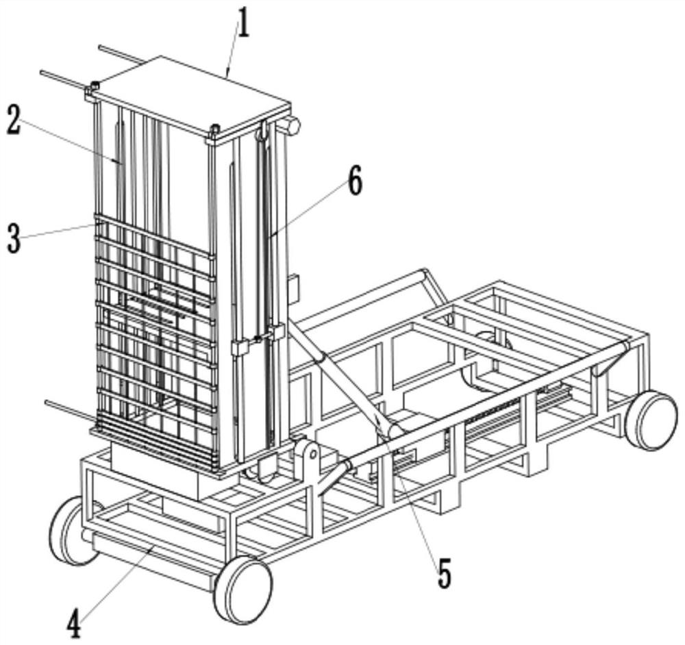 An e-commerce logistics transfer device