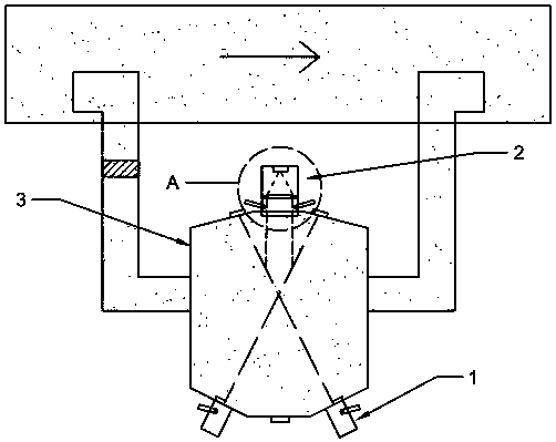 Oil smoke detection device