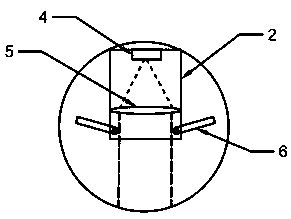 Oil smoke detection device