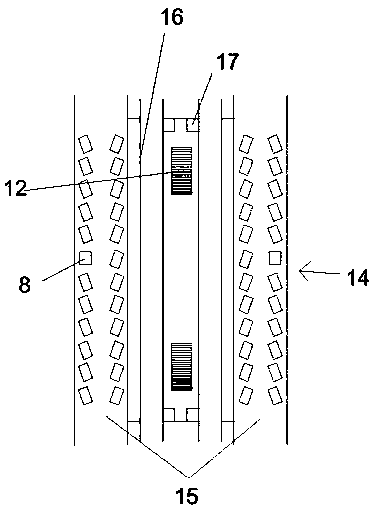 Island type subway station with underground parking garages