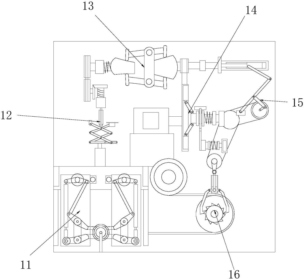 Electric power overhaul equipment hoisting device