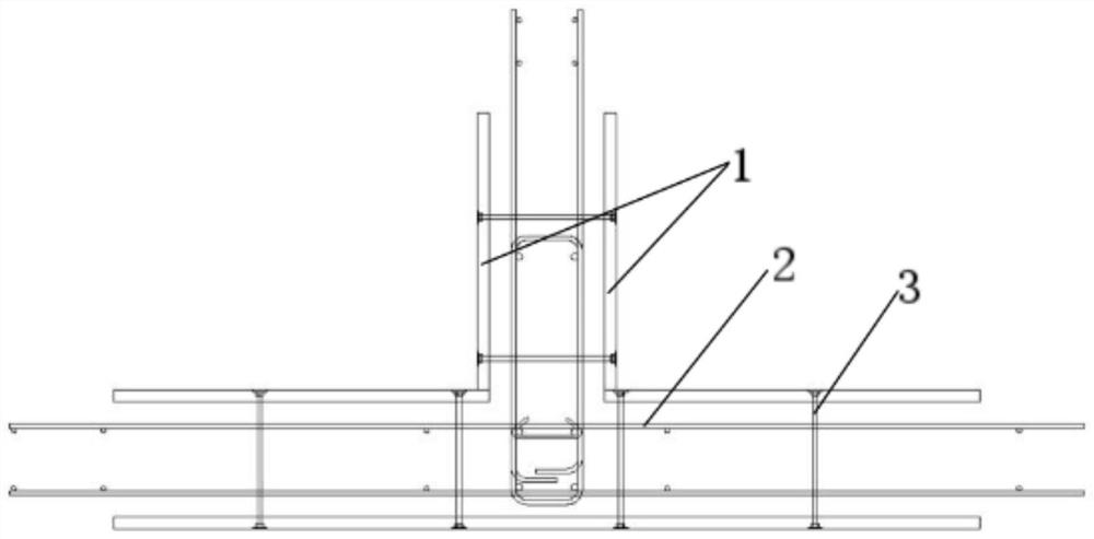 Steel fiber quick-hardening template frame and preparation method thereof