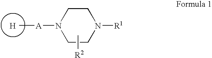 Compositions, synthesis, and methods of using piperazine based antipsychotic agents