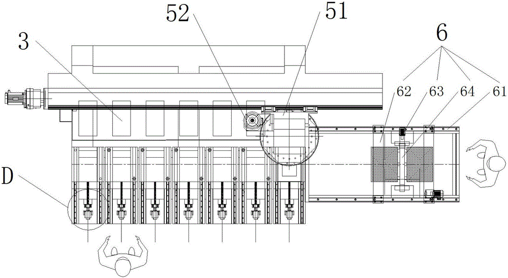 Multi-station digital pasting system for lost foam and pasting method of multi-station digital pasting system